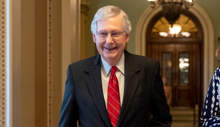 Senate Majority Leader Mitch McConnell.
