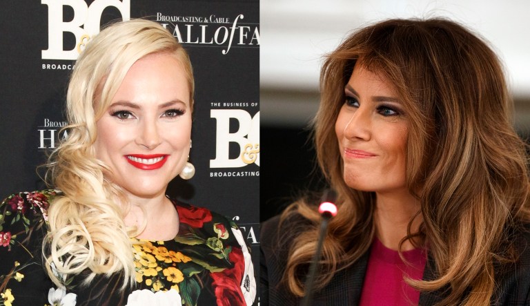 Meghan McCain and Melania Trump