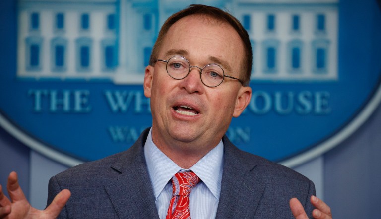 ‘I can’t stay’: Mick Mulvaney resigns from Trump White House