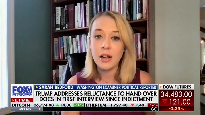 WATCH: Sarah Westwood says many are ‘running interference for Biden’ on classified docs