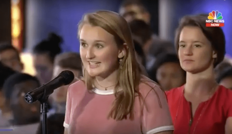 Student tells Cory Booker she feels ‘visceral anxiety about climate change every day’