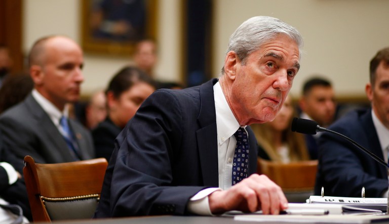 Robert Mueller, former special counsel for the U.S. Department of Justice, speaks during a House Judiciary Committee hearing in Washington, D.C., U.S., on Wednesday, July 24, 2019.