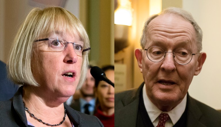 Sens. Patty Murray, D-Wash., and Lamar Alexander, R-Tenn., are shown.