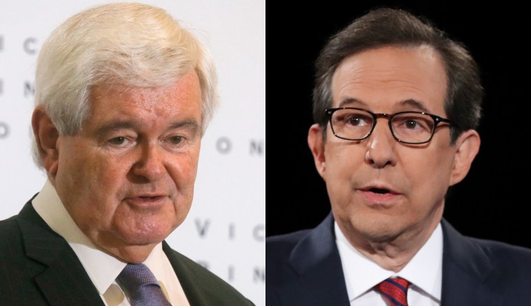 Newt Gingrich, Chris Wallace.