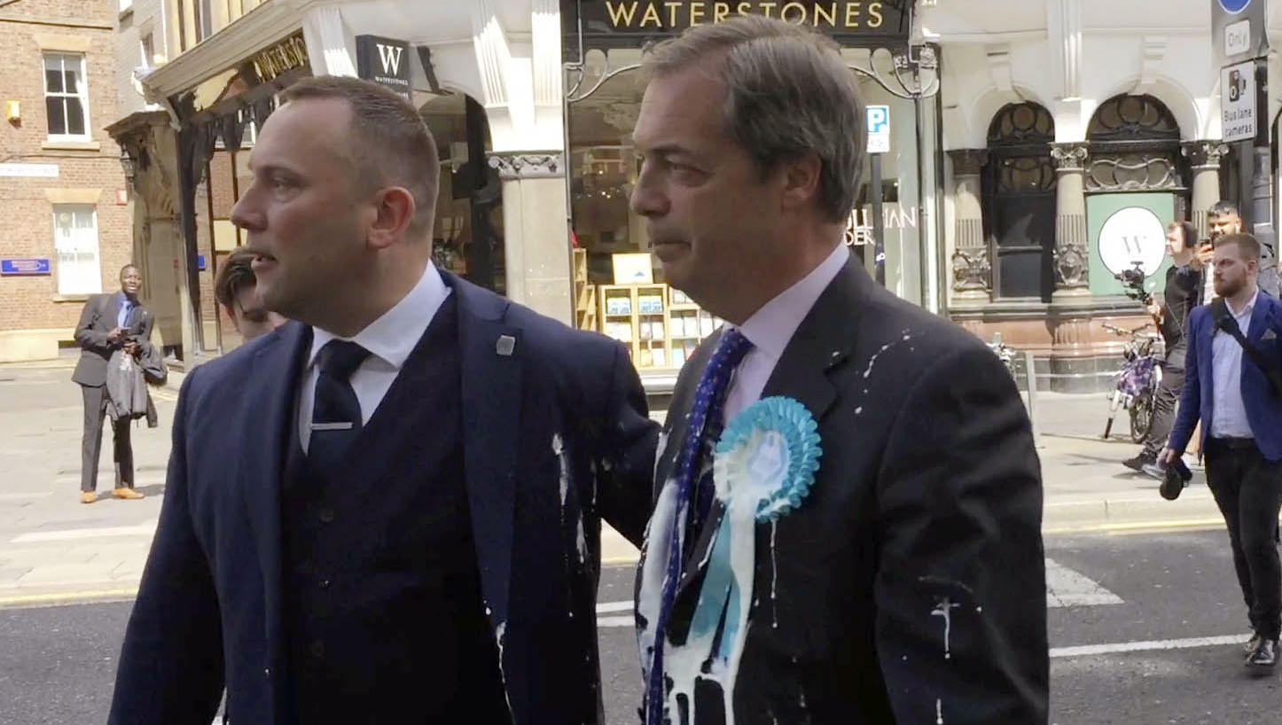 Nigel Farage needs British government bodyguards