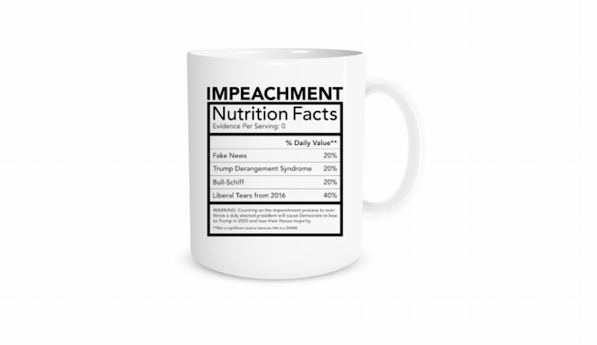 ‘Bull-Schiff’: Congressional candidate sells ‘impeachment nutrition facts’ mugs