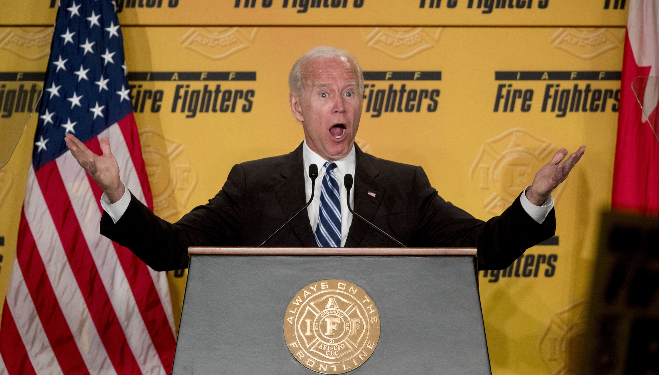 Joe Biden says he’s running for president … then walks it back
