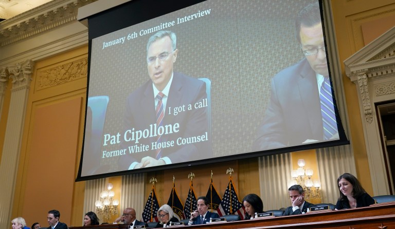 Pat Cipollone ‘vehemently opposed’ Trump ally Sidney Powell’s election strategy