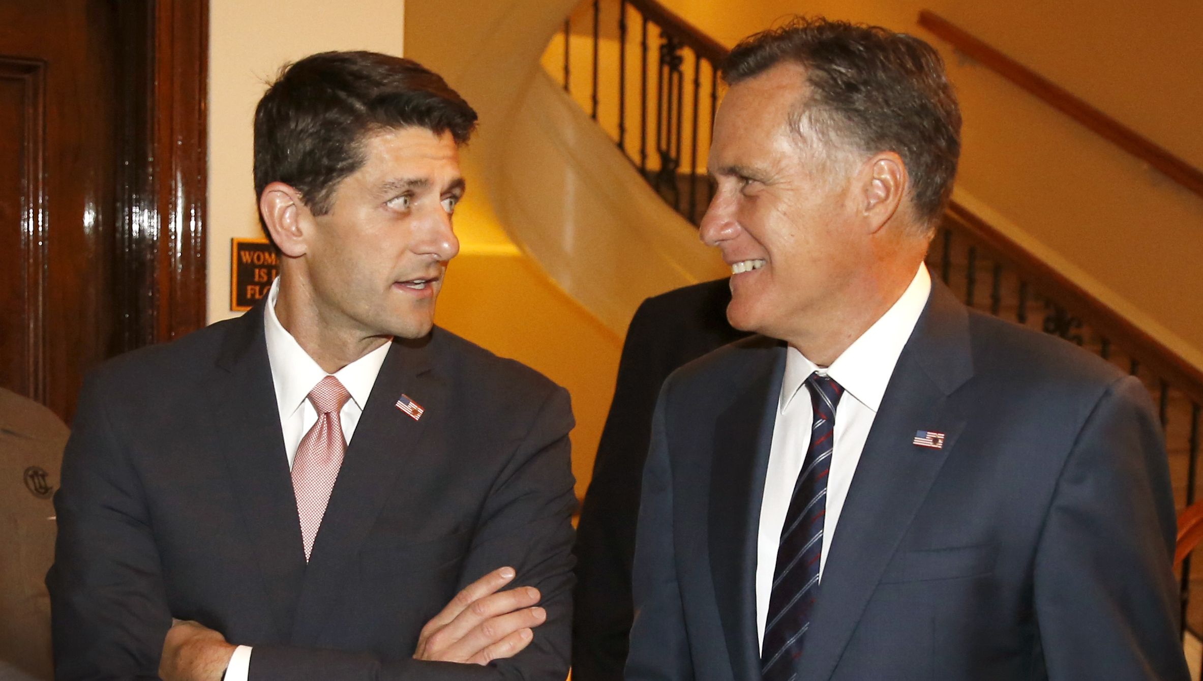 Romney defends Ryan after Trump disparages him