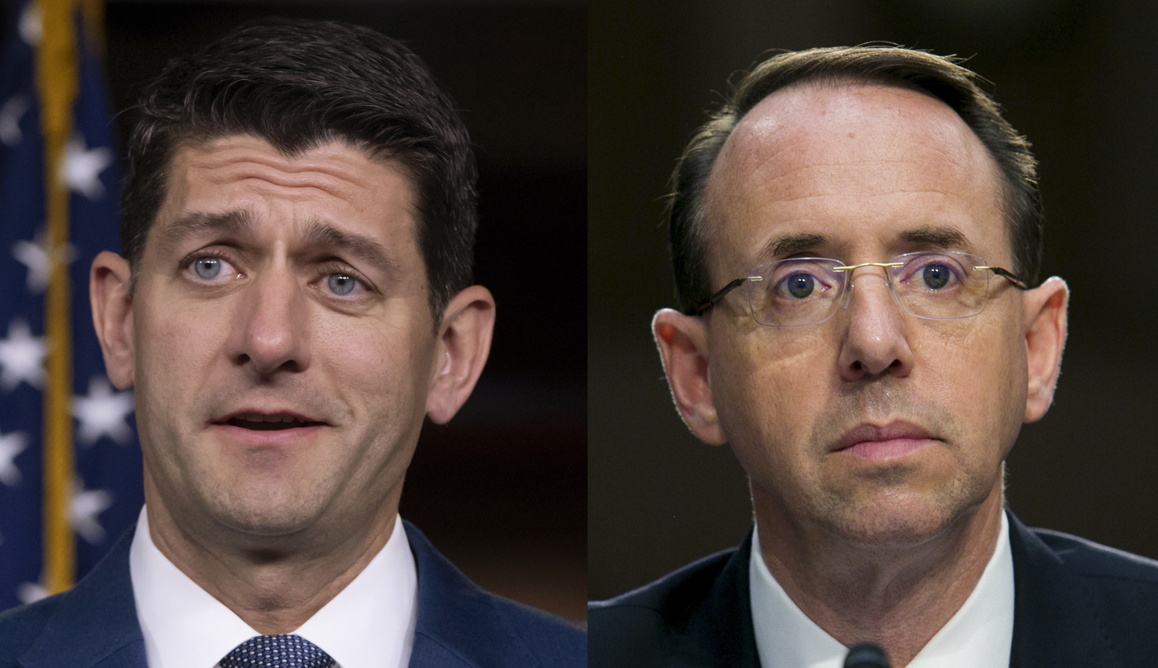 Paul Ryan opposes impeaching Rod Rosenstein