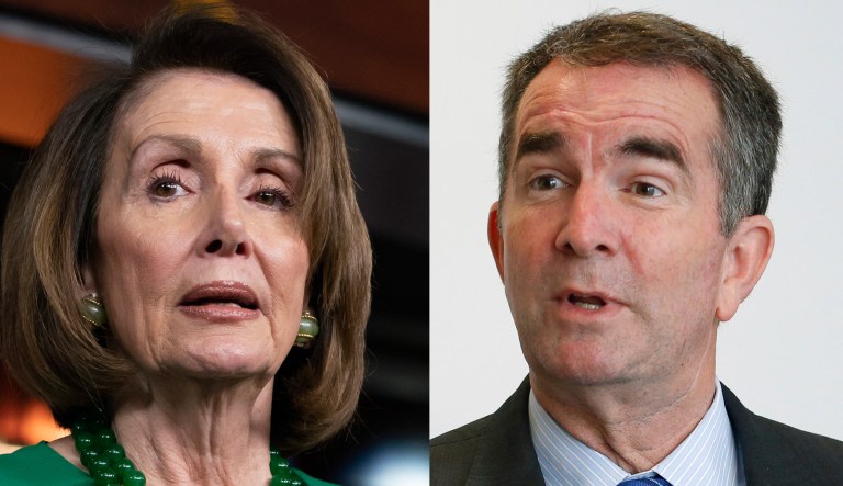 Nancy Pelosi and Ralph Northam