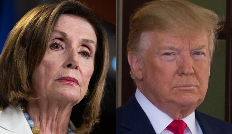 Nancy Pelosi, Donald Trump.