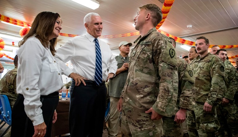 Pence makes surprise visit to Iraq