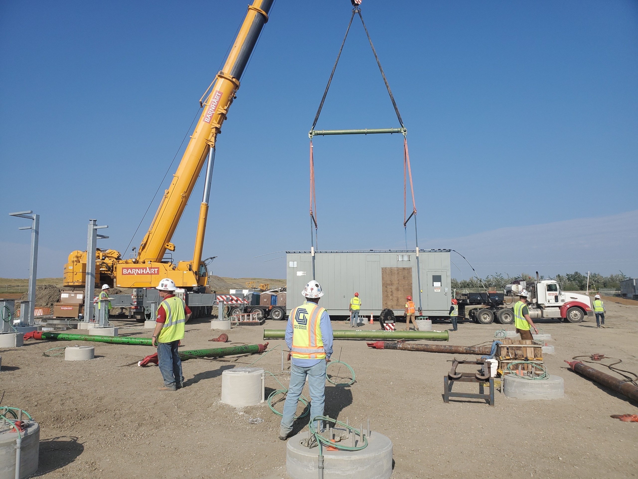 Labor stewards on pump stations 18, 19, and 20 in South Dakota.