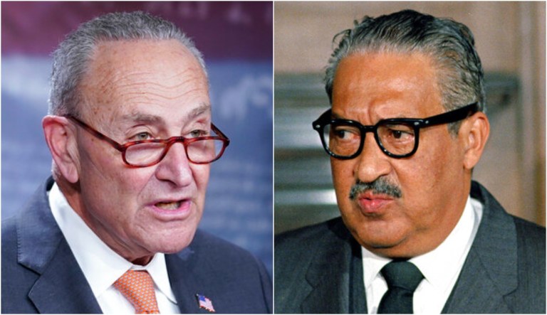 Chuck Schumer, Thurgood Marshall