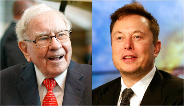 Warren Buffett and Elon Musk.
