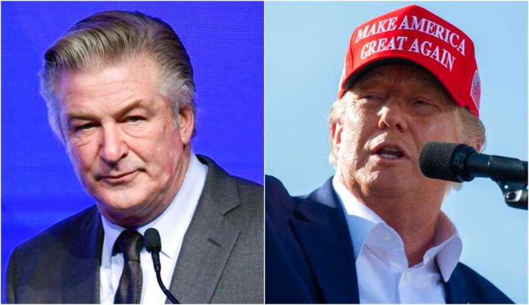 Alec Baldwin and Donald Trump.