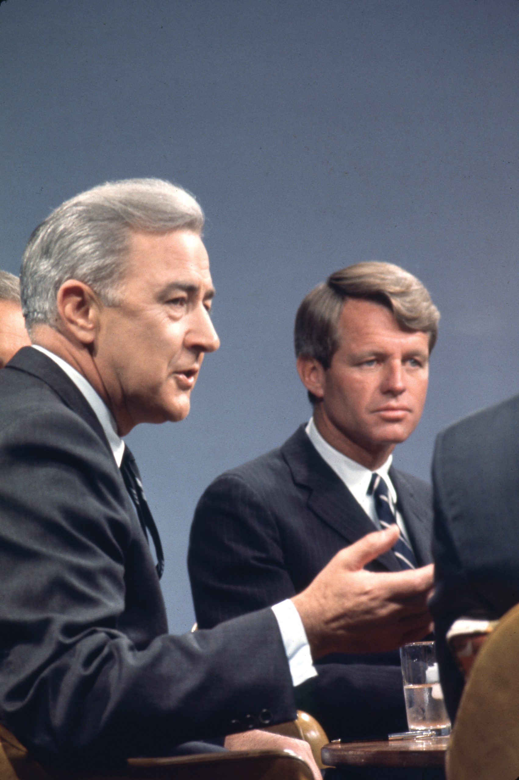 June 1, 1968: Eugene McCarthy and Robert F. Kennedy together on TV.