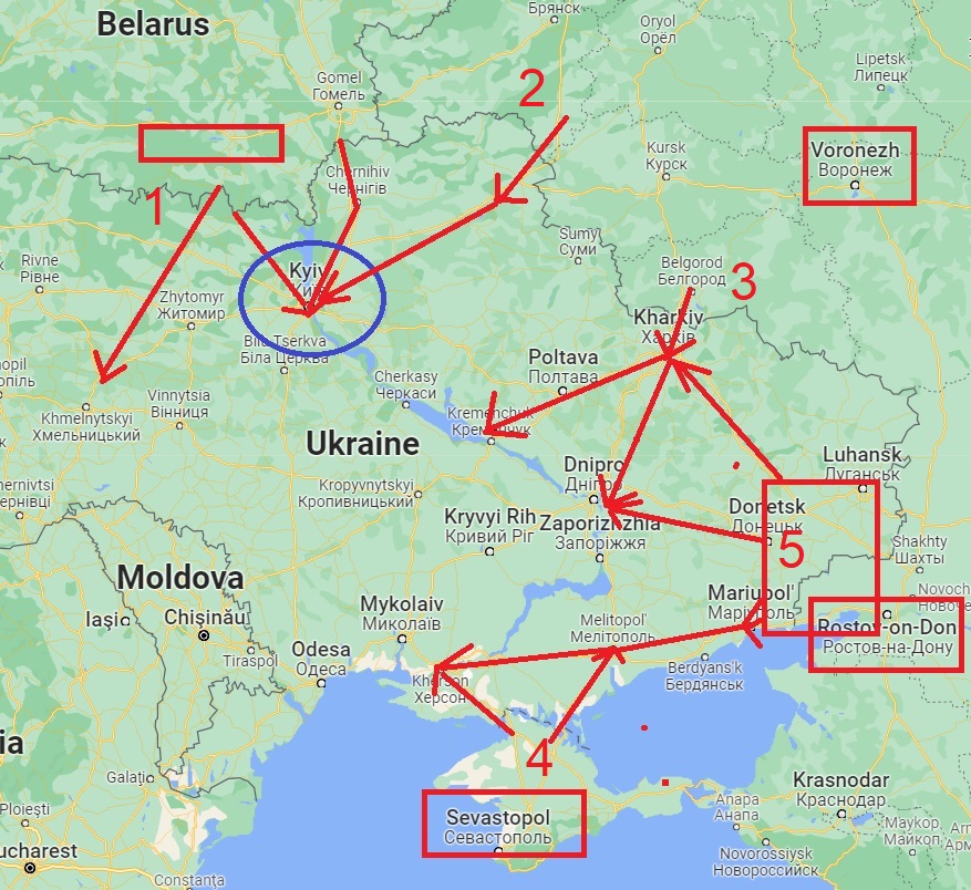 Rogan Ukraine map jan 17