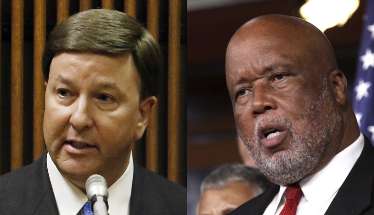 Reps. Mike Rogers of Alabama (left) and Bennie Thompson of Mississippi (right) are shown.