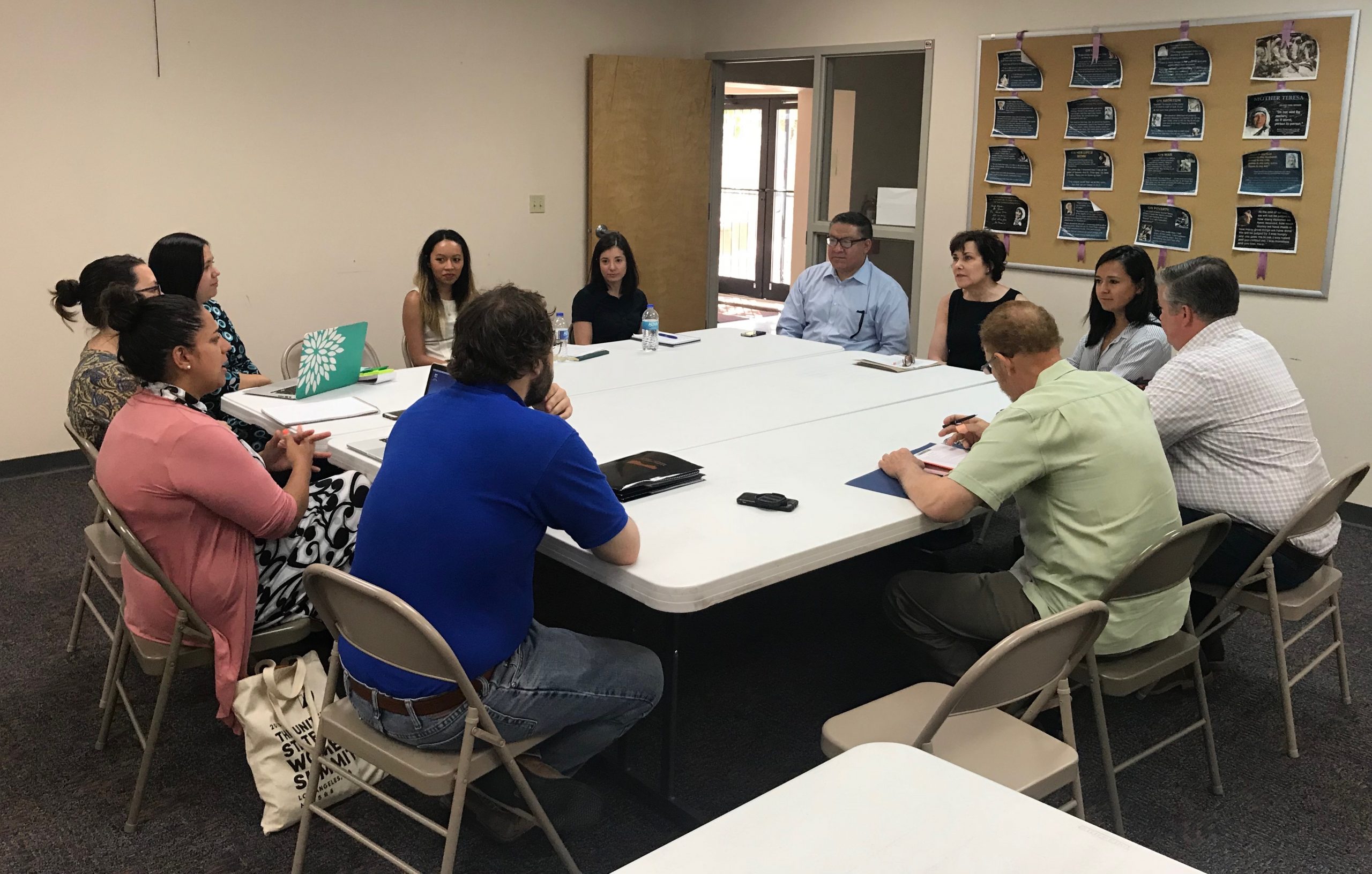 Rep. Jacky Rosen participates in an immigration-related event.