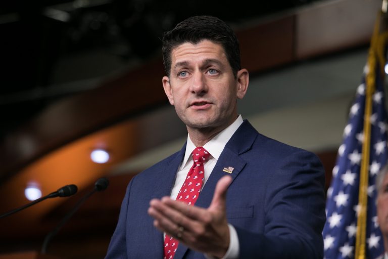 House Speaker Paul Ryan, R-Wis.,  speaks during a press conference on Capitol Hill, Tuesday, July 17, 2018.