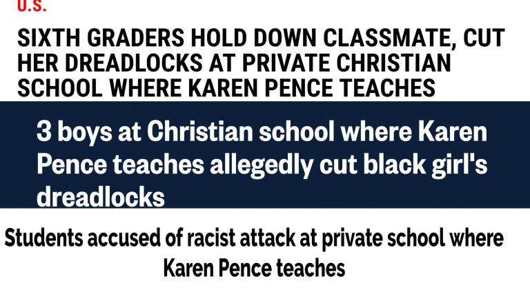  Immanuel Christian School hoax headlines.