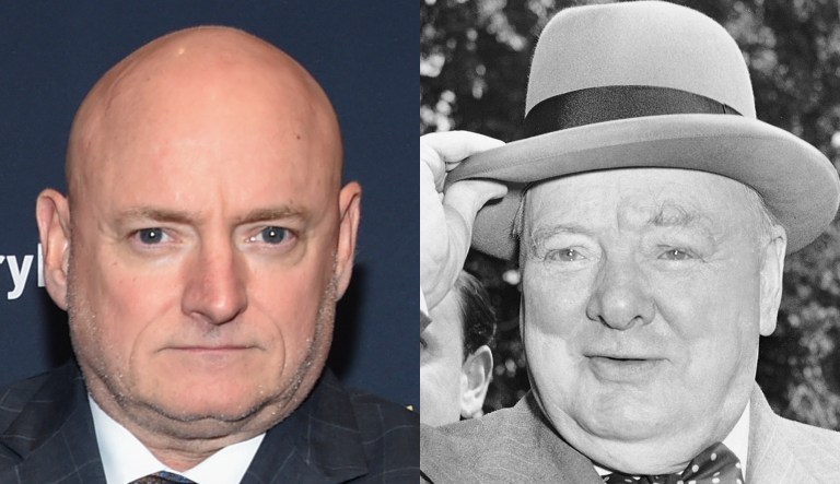Scott Kelly and Winston Churchill.