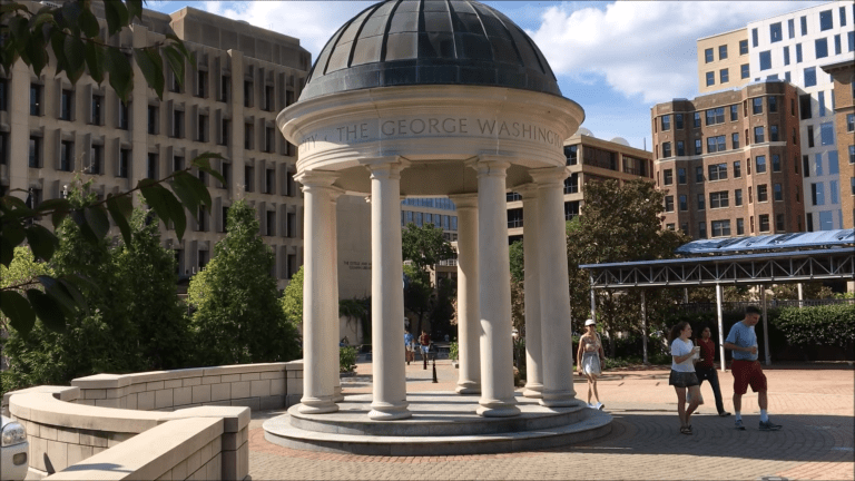 GWU president walks back criticism of posters on Chinese human rights violations