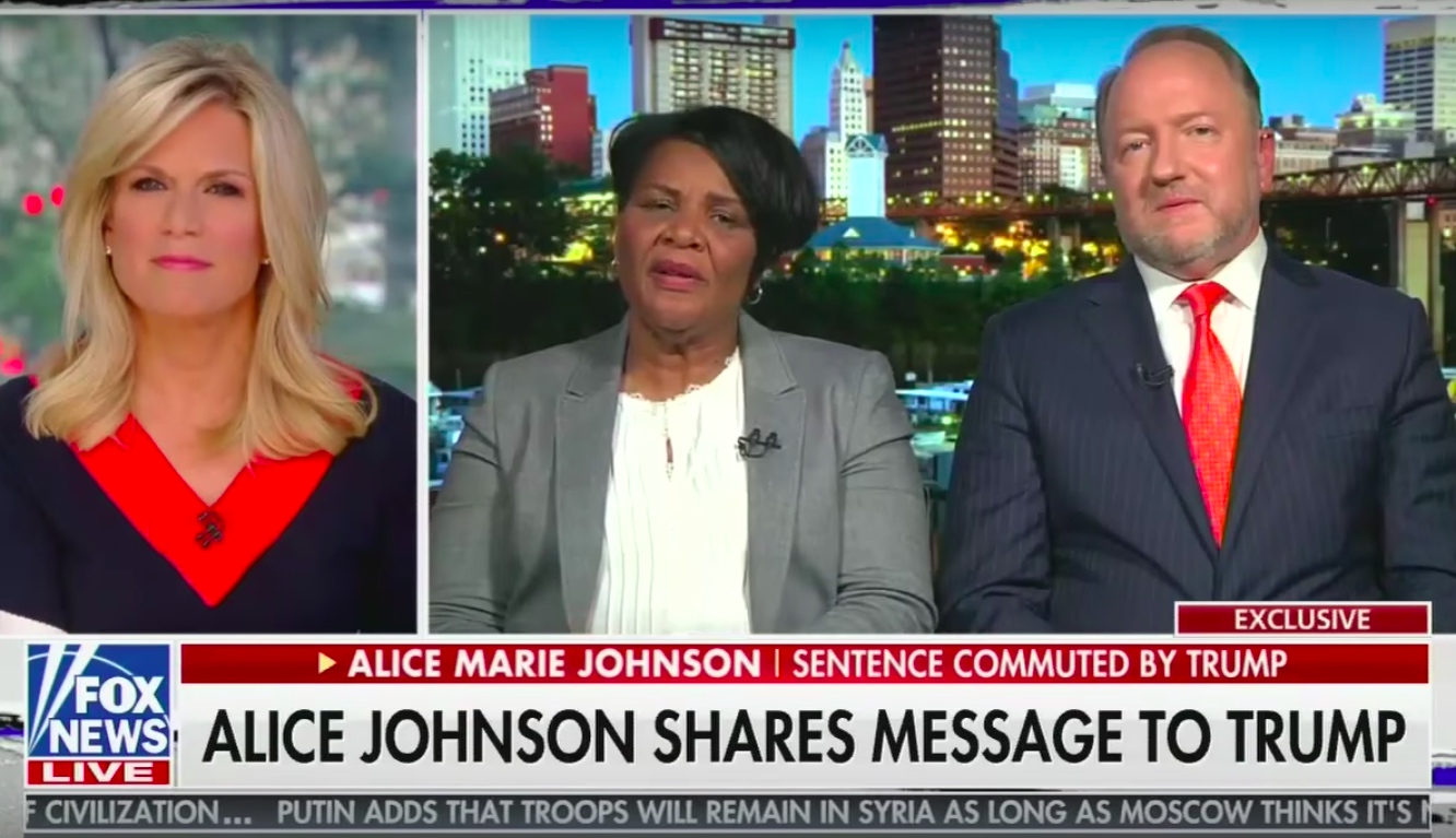 Alice Johnson thanks Trump, promises to make him proud he gave her a ‘second chance’