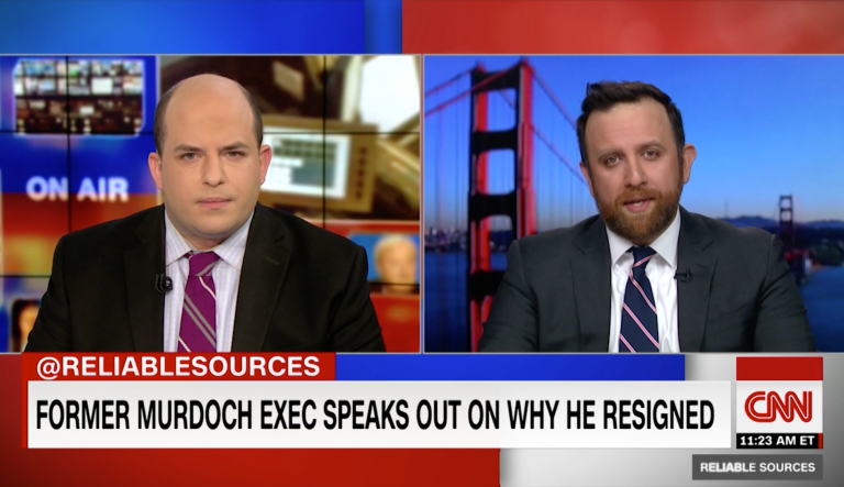 Ex-Murdoch executive pins resignation on Fox News’ ‘change in tone’