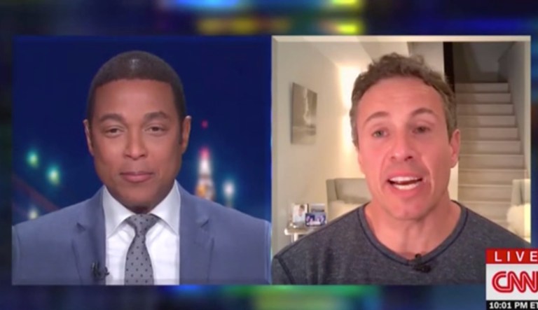 CNN’s Don Lemon shares a laugh with Chris Cuomo over his ‘skinny legs’