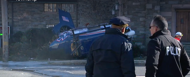 All four occupants survive helicopter crash en route to Philadelphia children’s hospital