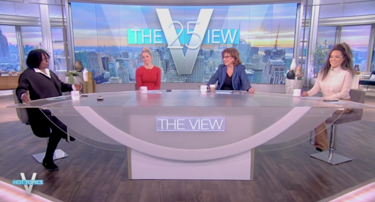 WATCH: The View returns to studio after weeks of COVID precautions to blast those against mandates