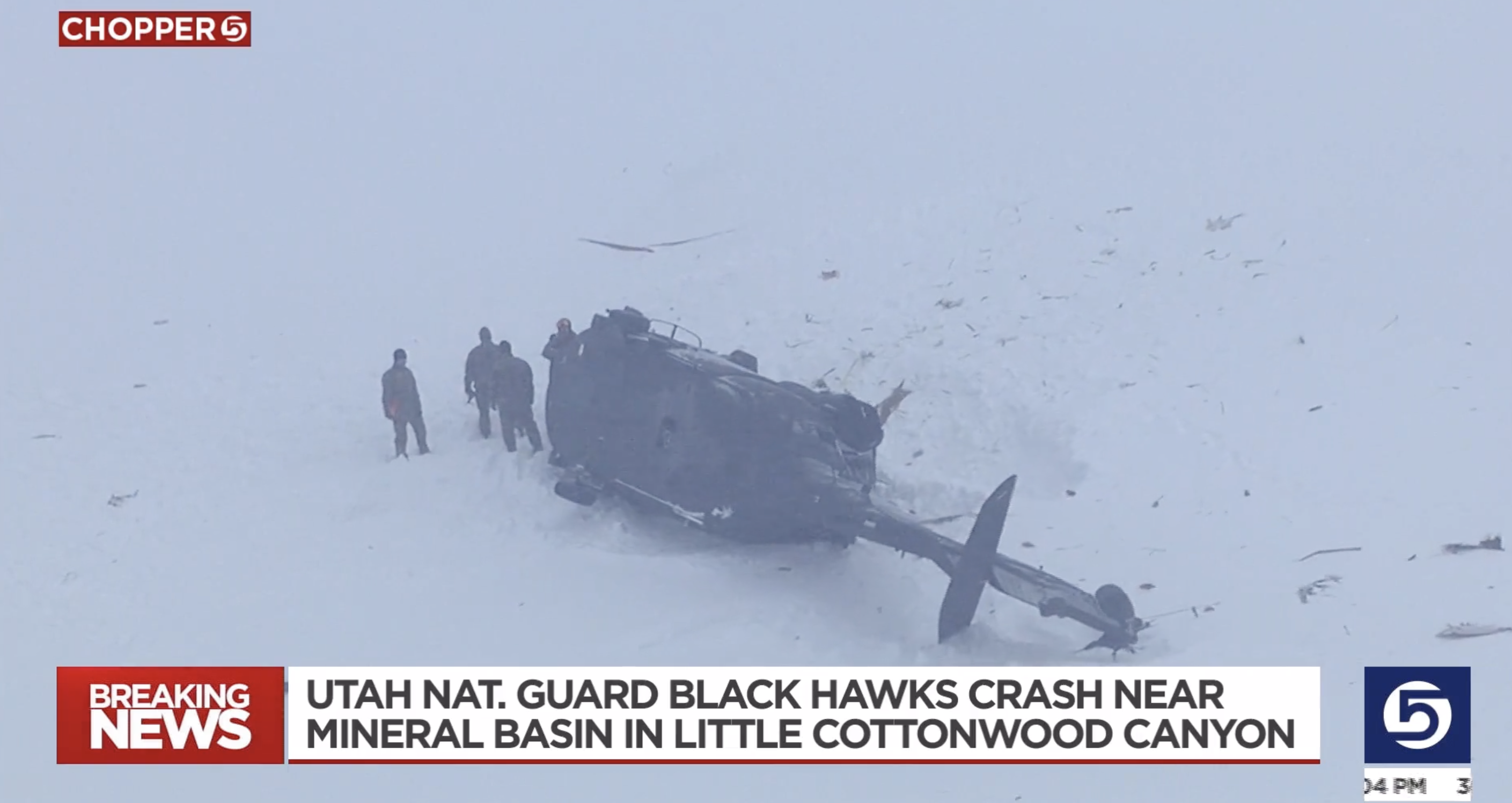 Two Black Hawk helicopters crash in Utah during training exercise