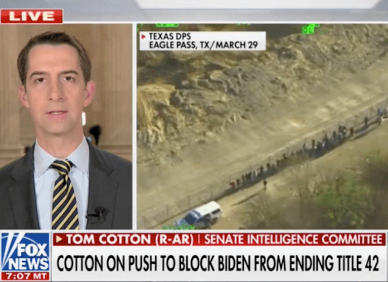 WATCH: Sen. Cotton blasts border crisis: ‘Reserve asylum for who it’s meant for’