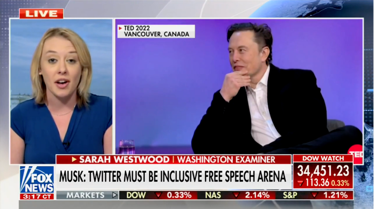 WATCH: Sarah Westwood lauds Musk for drawing attention to Twitter censorship