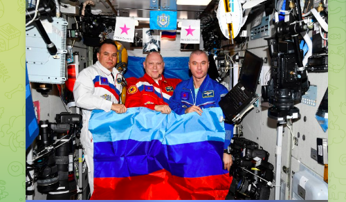 Cosmonauts aboard International Space Station celebrate ‘liberation’ of Ukrainian territory