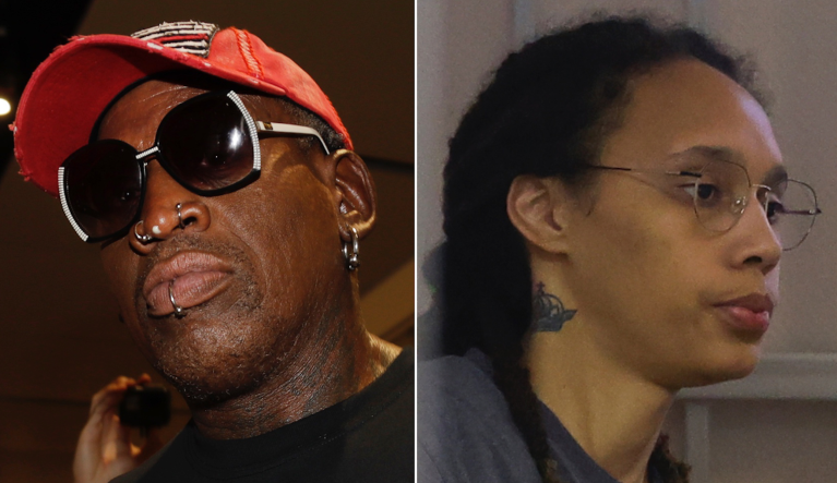 Dennis Rodman reverses course, won’t go to Russia to seek Brittney Griner’s release