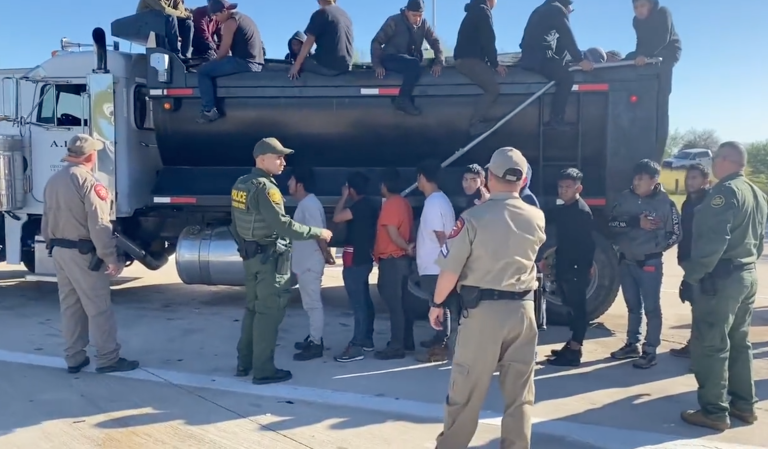 Texas state troopers find 60 illegal immigrants hidden in dump truck headed to San Antonio