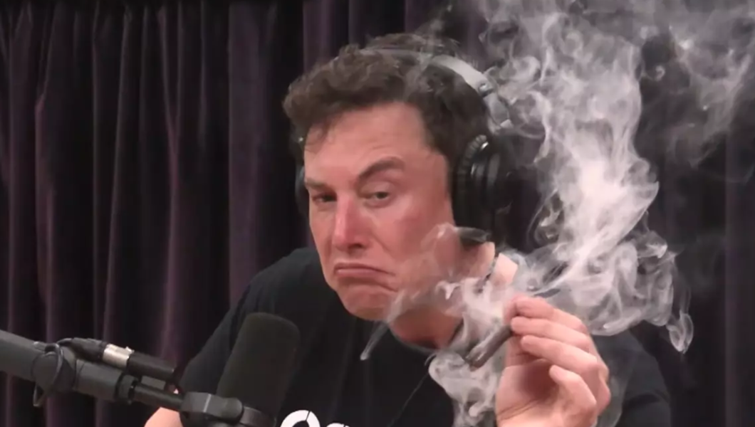 Elon Musk Smoking Marijuana