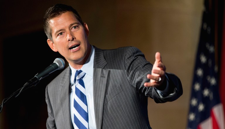 Rep. Sean Duffy, R-Wis. speaks at the U.S. Chamber of Commerce in Washington. 