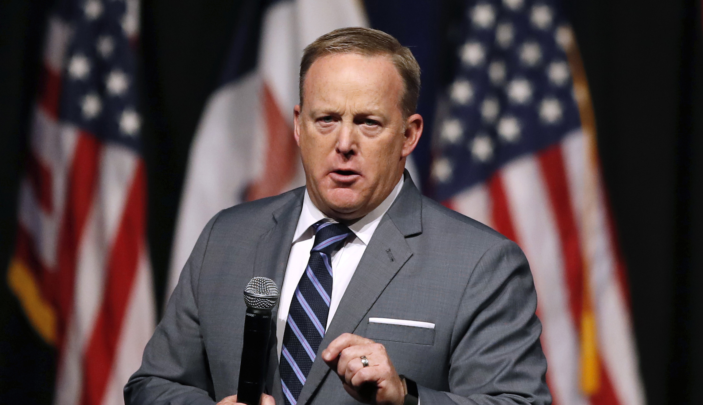 Ahoy: Trump names Sean Spicer to US Naval Academy board