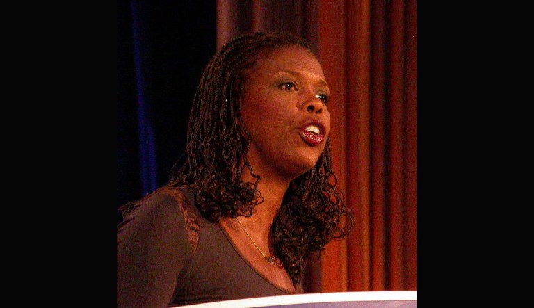 Star Parker at the 2008 Christian Right Values Voter Conference in Washington, D.C.
