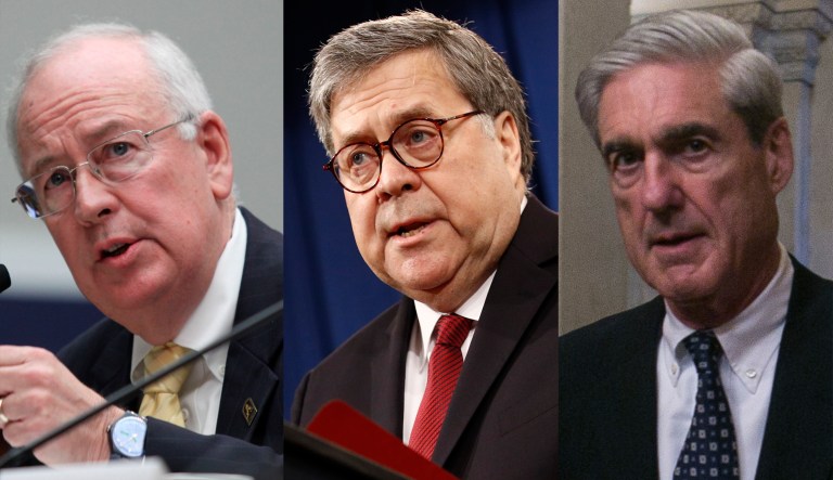 Ken Starr, William Barr, Robert Mueller.