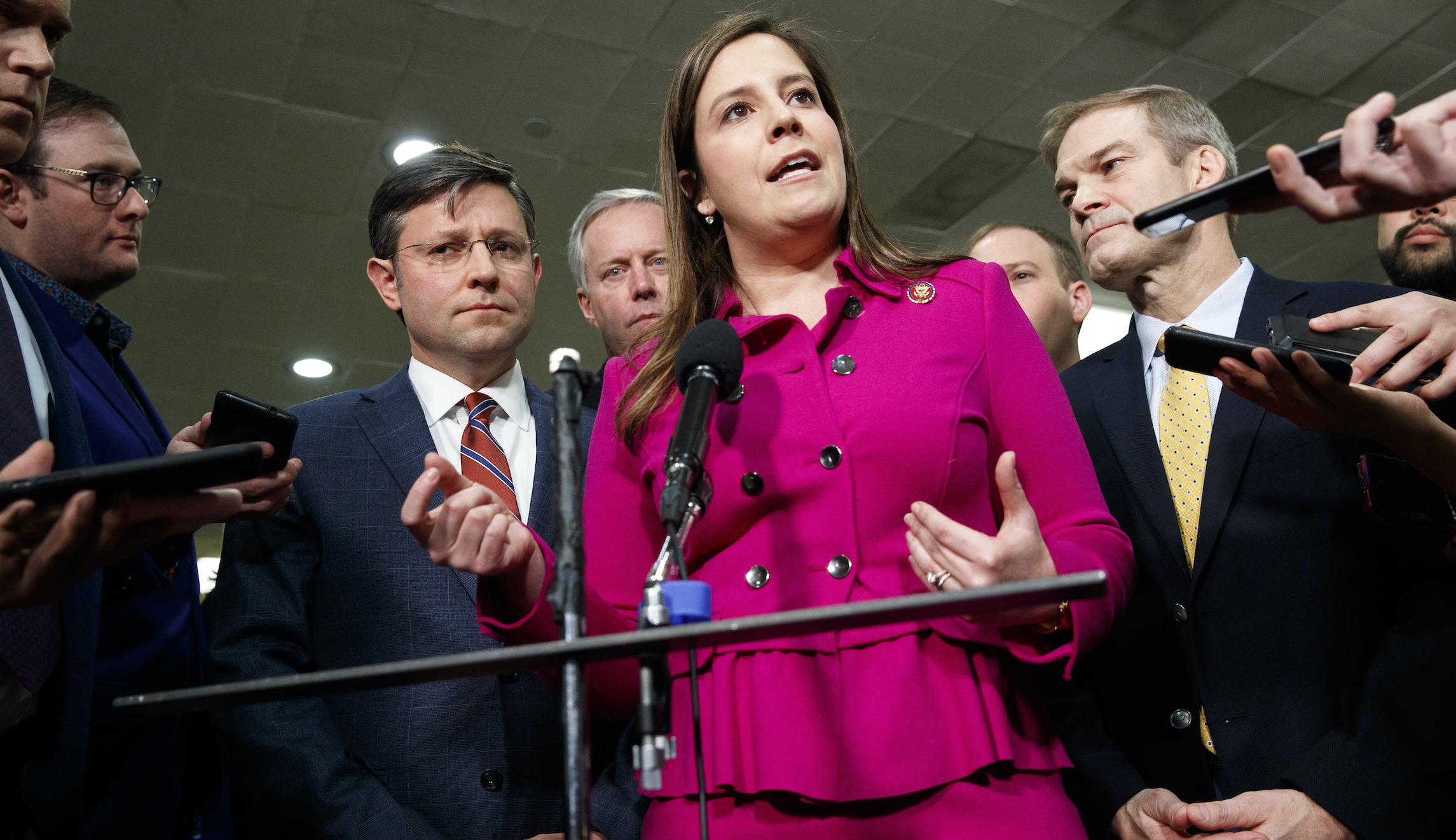 Elise Stefanik, Mike Johnson, Mark Meadows, Lee Zeldin, Jim Jordan