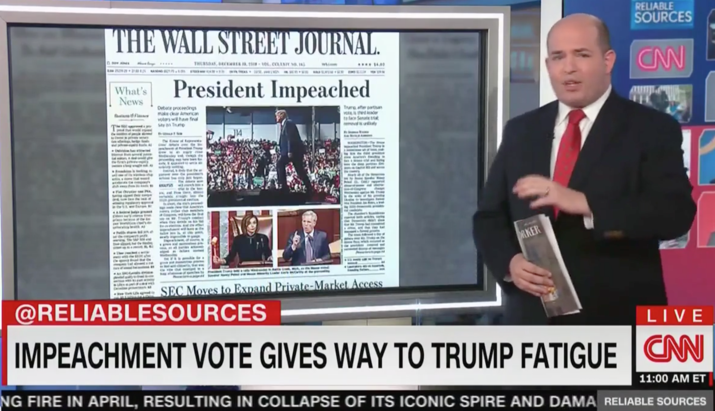 Brian Stelter’s CNN show Reliable Sources canceled by network