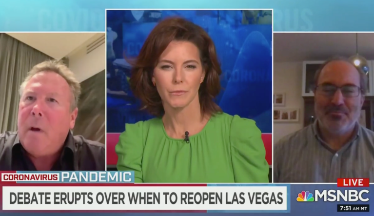 Stephen Cloobeck and Jon Ralston on MSNBC