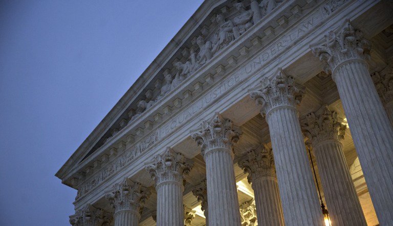 The U.S. Supreme Court building stands in Washington, D.C., U.S.