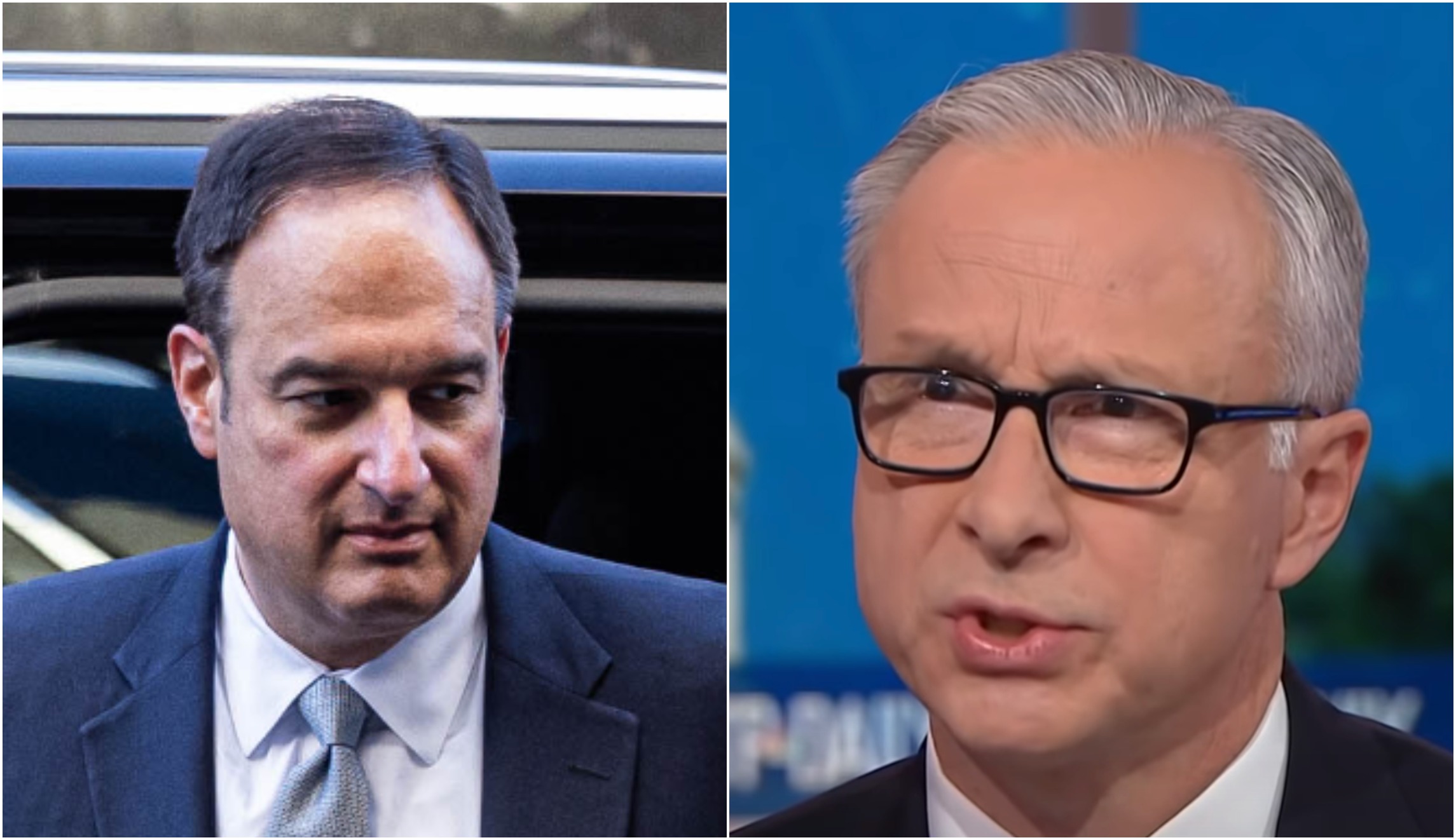 From left to right: Michael Sussmann and James Baker.